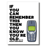 Nokia Remember This Birthday Card